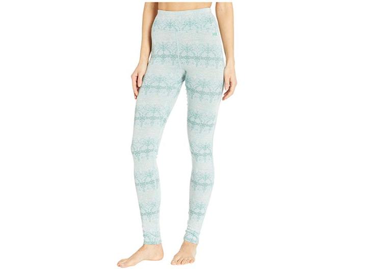 Helly Hansen Merino Mid Graphic Pants (blue Haze/frost) Women's Casual Pants