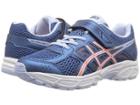 Asics Kids Gel-contend 4 Ps (toddler/little Kid) (azure/frosted Rose) Girls Shoes