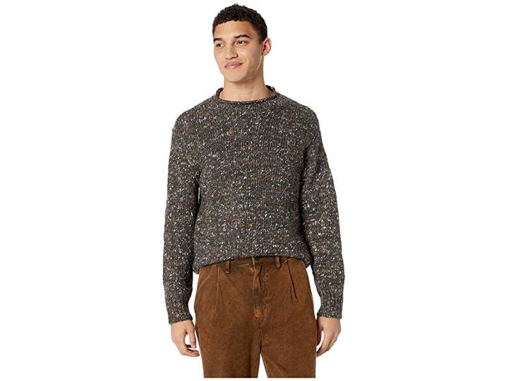 Frye Aidan Roll Neck Sweater (grey Multi) Men's Sweater