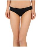 Vitamin A Swimwear Adriana Hipster Bikini Bottom (eco Black) Women's Swimwear