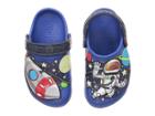 Crocs Kids Fun Lab Space Exp Lights Clog (toddler/little Kid) (blue Jean) Kids Shoes