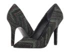 Charles By Charles David Sweetness (black Striped Metallic Fabric) Women's Shoes