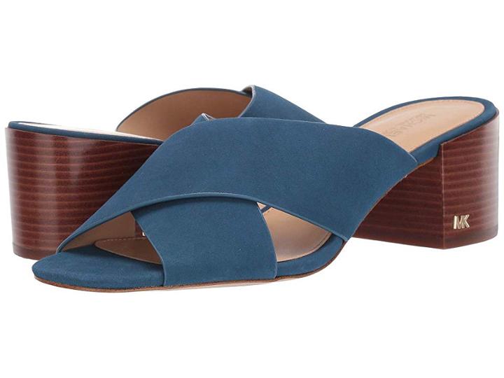 Michael Michael Kors Abbott Mule (dark Chambray) Women's Shoes