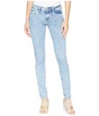 Mavi Jeans Alexa Mid Rise Skinny In Light Laser (light Laser) Women's Jeans