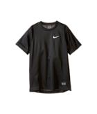 Nike Kids Elite Basketball Shirt (little Kids/big Kids) (black Heather/black/anthracite/white) Boy's Short Sleeve Pullover