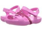 Crocs Kids Lina Sandal (toddler/little Kid) (party Pink/candy Pink) Girls Shoes