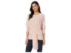 Kenneth Cole New York Dolman Pullover W/ Belt Detail (peach Blush) Women's Clothing