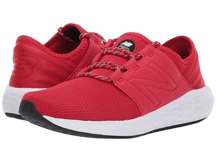 New Balance Kids Gecrzv2 (big Kid) (team Red/black) Boys Shoes