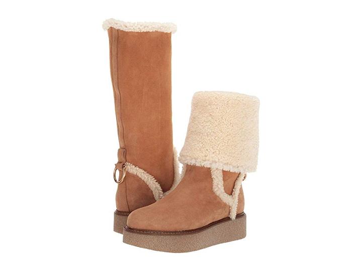 Salvatore Ferragamo Bonne 1 (vicuna Merinos Suede) Women's Boots
