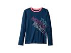 The North Face Kids Long Sleeve Amphibious Tee (little Kids/big Kids) (blue Wing Teal (prior Season)) Girl's T Shirt