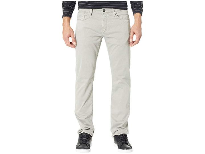 Mavi Jeans Zach Straight Leg In Grey Twill (grey Twill) Men's Jeans