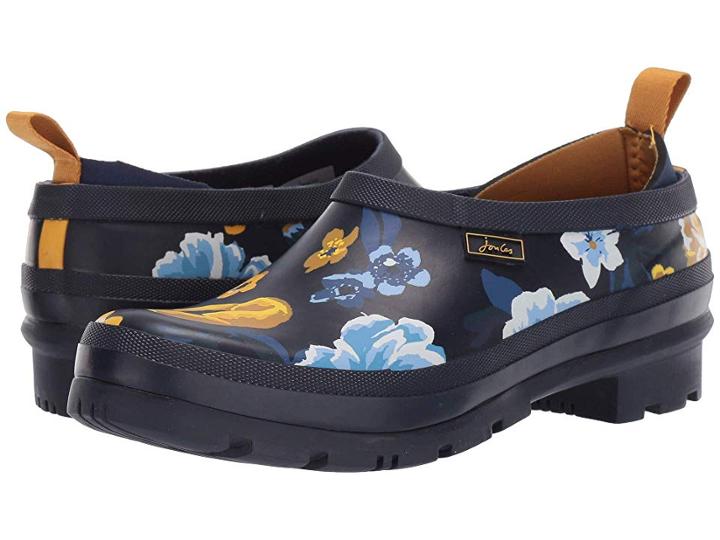 Joules Pop On (navy Botanical) Women's Boots
