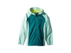 Columbia Kids Endless Explorer Jacket (little Kids/big Kids) (emerald Heather/pixie Heather/tippet) Girl's Coat