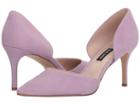 Nine West Mossiel D'orsay Pump (light Purple Suede) Women's Shoes