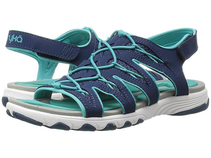 Ryka Glance (insignia Blue/teal Blast) Women's Sandals