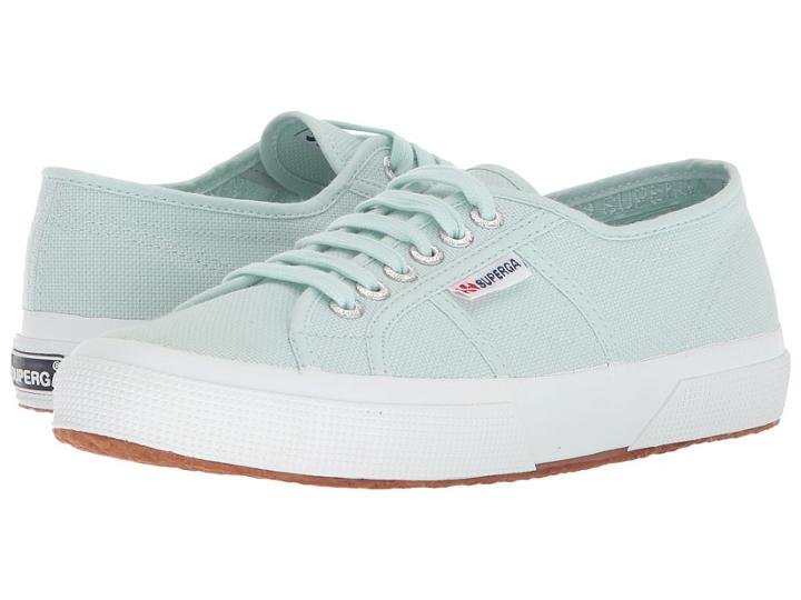 Superga 2750 Cotu Classic Sneaker (limeade/mint) Women's Lace Up Casual Shoes