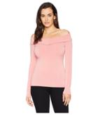 Eci Off The Shoulder Top (blush) Women's Clothing