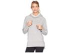 Nike Dry Graphic Just Do It Pullover Hoodie (dark Grey Heather/cool Grey) Women's Sweatshirt