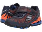 Skechers Kids Hydro-static (little Kid/big Kid) (navy/orange) Boy's Shoes