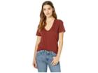 Ag Adriano Goldschmied Henson T-shirt (tannic Red) Women's T Shirt