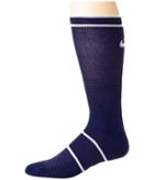 Nike Nikecourt Essentials Crew Tennis Socks (blue Recall/white) Crew Cut Socks Shoes