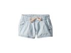 Roxy Kids My Heart Skips Denim Shorts (toddler/little Kids/big Kids) (light Blue) Girl's Shorts