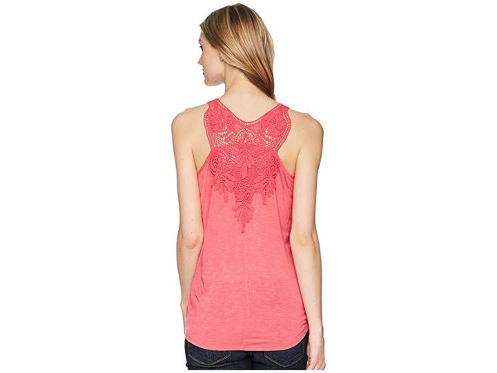 Wrangler Western Knit Fashion Shirt (azalea) Women's Sleeveless