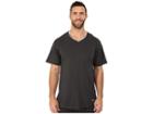 Tommy Bahama Big Tall Cotton Modal V-neck Short Sleeve T-shirt (black Heather) Men's T Shirt