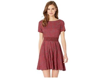 Roxy Wayag Guide Dress (oxblood Red/from The Wild) Women's Dress