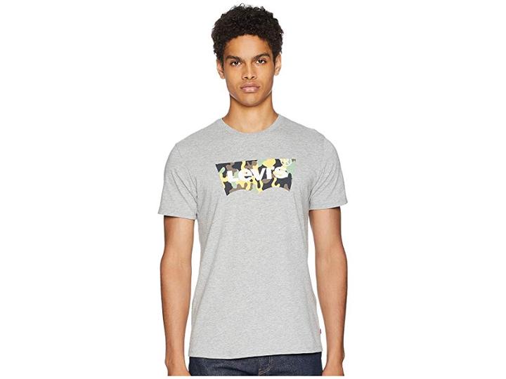 Levi's(r) Premium Premium Housemark Graphic T-shirt (hm Midtone Heather Grey) Men's T Shirt