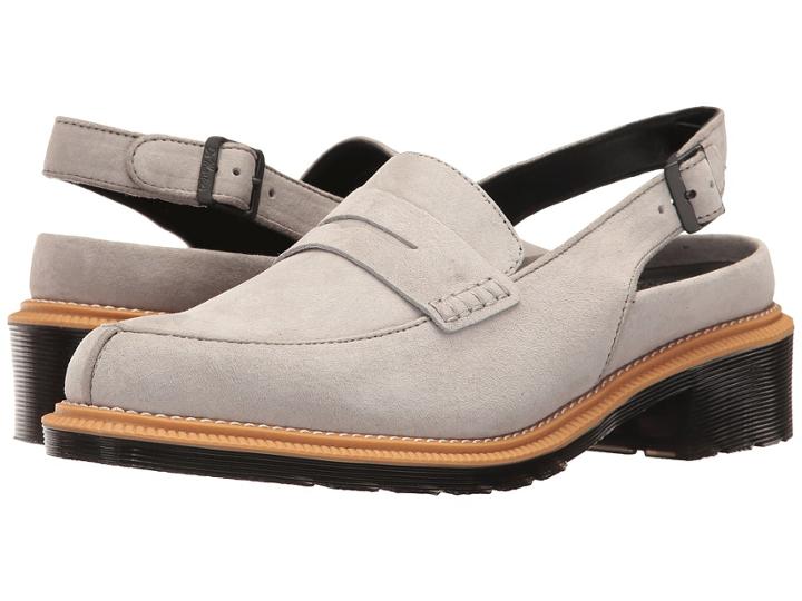Dr. Martens Romana (mid Grey Soft Buck) Women's Sandals