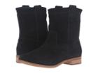 Toms Laurel Boot (black Suede) Women's Pull-on Boots