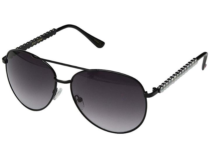 Betsey Johnson Bj492190 (black) Fashion Sunglasses