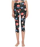 Kate Spade New York Athleisure Blossom Studio Leggings (black) Women's Casual Pants
