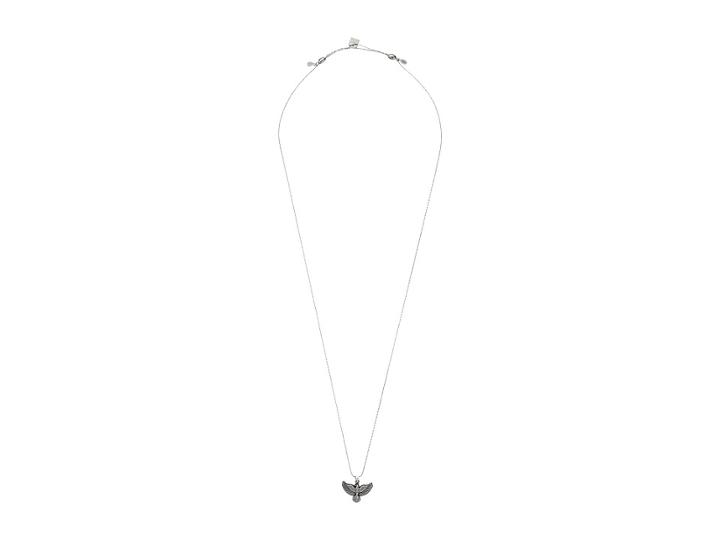 Alex And Ani Charity By Design Spirit Of The Eagle Necklace (rafaelian Silver) Necklace