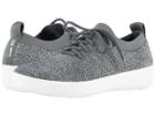 Fitflop F-sporty Uberknit Sneakers (charcoal/dusty Grey) Women's Lace Up Casual Shoes