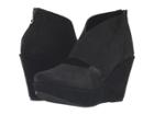 Cordani Rafferty (black Suede) Women's Wedge Shoes