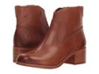 Frye Claire Bootie (cognac Waxed Pull Up) Women's Dress Pull-on Boots