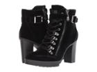 G By Guess Grazzy (black Velvet) Women's Lace-up Boots