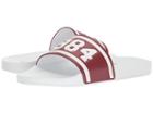 Dolce & Gabbana Pool Slide Sandal (red/white) Men's Shoes