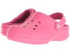 Crocs Kids Crocs Winter Clog (toddler/little Kid) (paradise Pink/berry) Kids Shoes