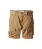 Lucky Brand Kids Heritage Cargo Shorts In Twill (toddler) (khaki) Boy's Shorts