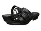 Easy Street Scorch (black Croco) Women's Slide Shoes