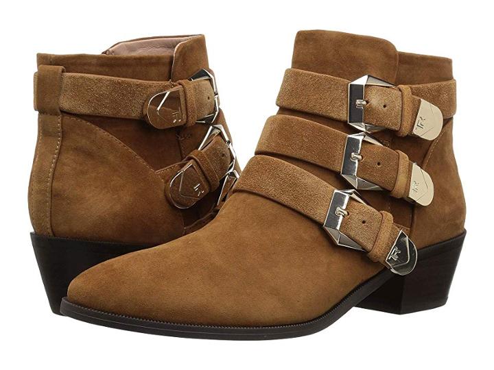Taryn Rose Samantha (caramel Suede) Women's Shoes