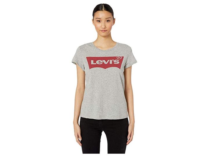 Levi's(r) Premium Premium The Perfect Tee (better Batwing Smokestack/smokestack Heather) Women's Clothing