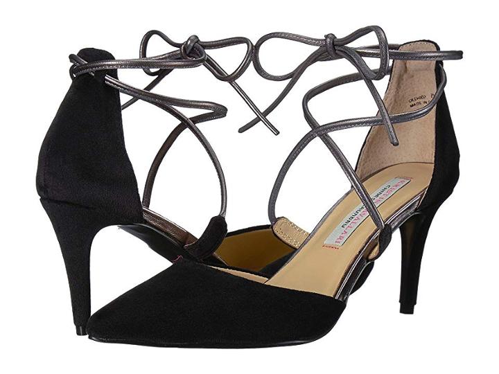 Kristin Cavallari Opel Lace-up Pump (black Velvet) High Heels