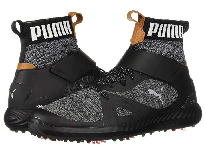 Puma Golf Ignite Power Adapt Hi-top (puma Black/puma Silver) Men's Golf Shoes