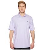 Polo Ralph Lauren Pima Polo Short Sleeve Knit (powder Purple) Men's Clothing