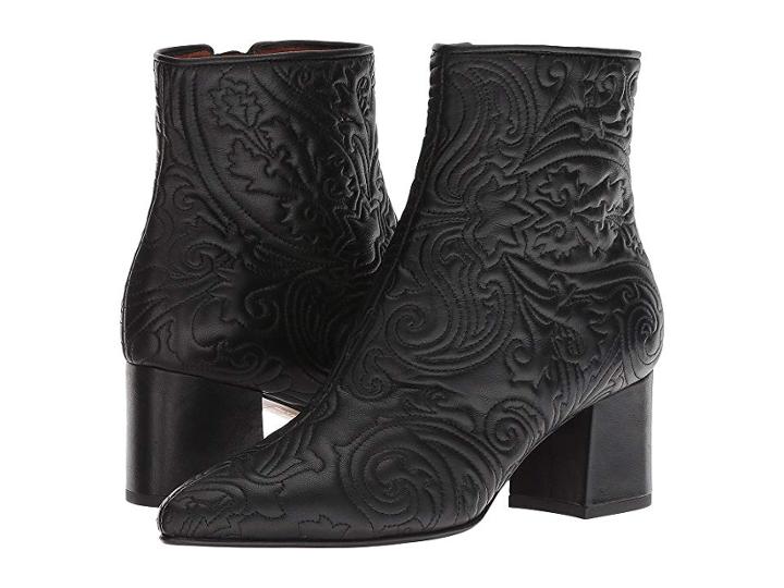 Etro Embossed Bootie (black) Women's Boots