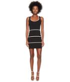 Boutique Moschino Color Blocked Sweater Dress (black) Women's Dress